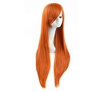 GJBXP Spicy Girl Kim Possible Orange Orange Long Straight Parrucca Cosplay