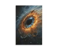 GJDYMX Poster con paesaggio con lo splendido occhio dell'universo, poster decorativo da parete su tela, stampa artistica moderna, poster decorativo per camera da letto, 20 x 30 cm