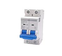 GJEXXPTST Interruttore Automatico miniaturizzato 2P 230V~ Tipo C Interruttori Pneumatici Domestici in Miniatura capacità 4,5KA Montaggio su Guida DIN da 36 mm Stampa Laser(16A)