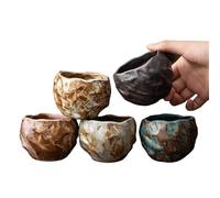 GJgfjGHK Infusore per tè giapponese, grande, in ceramica smaltata, realizzata a mano, per cerimonia del tè matcha (1 pezzo)