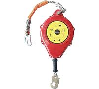 GJGHKLHL Cavo di sicurezza retrattile automatico for la costruzione coperture for lavori aerei, carico massimo 300 kg, dispositivi protezione individuale con gancio in acciaio for ogni famiglia(10m)