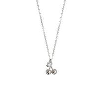 GJGHKLHL Collana dolce sterling for donne S925 Argento Ciliegia Zircone Delicato girocollo alla moda delicata Catena Regalo Gioielli for le sue ragazze Coppie
