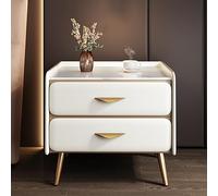 GJGHKLHL Comodini Comodino Cassettiera for camera da letto Mini comò Organizzatore Mobili for for la casa(White,50x40x52cm)