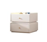 GJGHKLHL Comodino accanto ai tavolini for la camera da letto, tavolino portaoggetti, comodino, organizer for l'home office(White,35x40x45cm)