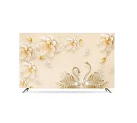 GJGHKLHL Copertura TV for Interni Antipolvere Proteggi Schermo for TV/computer for LED LCD, Adatta for da Tavolo e a Parete, for Televisione 32-85 Pollici(B,58in)