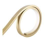 GJGHKLHL Decorazione da parete con bordo 3D autoadesivo 16,4 piedi, carta parati staccabile e incollabile Bordo del soffitto Cornice della porta Linea di cintura interna(Light Gold,W1.5cm)