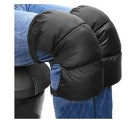 GJGHKLHL Ginocchia antivento imbottite calde e spesse ginocchiere antivento for la guida a basse temperature Tessuto impermeabile invernale Design con fibbia ad alta resistenza