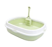GJGHKLHL Lettiera for gatti Toilette for Contenitore for lettiera for resistente agli spruzzi d'acqua con paletta for da interni for gattini Aumenta, j(Fruit green)
