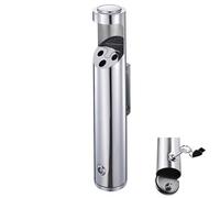 GJGHKLHL Posacenere for sigaretta, posacenere for sigaretta, cilindro esterno, in acciaio inossidabile, con serratura, contenitore for posacenere in lega di alluminio da 48 cm, 1,8 litri, for Hom