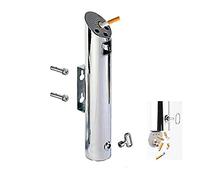 GJGHKLHL Posacenere in acciaio inossidabile, contenitore for cenere di sigaretta, con serratura, grande hotel, colonna di cenere, colonna di estinzione del fumo