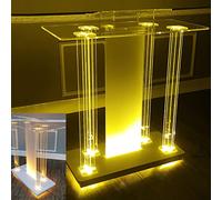 GJGHKLHL Pulpiti Trasparenti for podio for chiese, for Chiesa con Ampia Superficie di Lettura rialzata for discorsi conferenze Scolastiche(A)