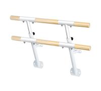 GJGHKLHL Sbarra da Balletto Asta a Parete a Doppio Strato Professionale in Legno massello Bastone Stretching Regolabile for carichi Pesanti for Studio Domestico Palestra Esercizi di Yoga(1.5m)
