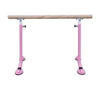GJGHKLHL Sbarra da Danza Professionale Indipendente Bastone Ballo Sollevamento Mobile Asta Balletto con Piede Antiscivolo Portatile Regolabile for Bambini Adulti Che Ballano Esercizi(Pink,1m)