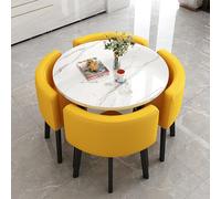 GJGHKLHL Set tavolo e sedie da ufficio Tavolino caffè, set tavolino, salva spazio, for combinato in appartamento familiare(C)