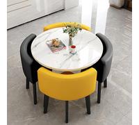 GJGHKLHL Set tavolo e sedie da ufficio Tavolino caffè, set tavolino, salva spazio, for combinato in appartamento familiare(G)