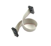 GJHGNFRDK Cavo a Nastro Piatto di Estensione della Presa, Cavo a Nastro Piatto Grigio Passo 2,0 mm IDC FC Connettori Femmina 10-100 cm 6-40P(70cm,20P)