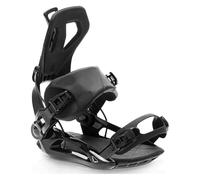 GJHGNFRDK Clip Metalliche per Legami per Snowboard, Attacchi da Snowboard Sistema Step-in a sgancio rapido Nylon Fibra di Vetro Universale S/M/L Nero Bianco(Black)