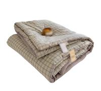 GJHGNFRDK Coperta letto estivo traspirante, Fresco d'estate. Coperta Microfibra Cotone Patchwork Leggera Traspirante Multicolor Taglie(D,150x200cm)