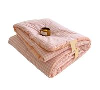 GJHGNFRDK Coperta letto estivo traspirante, Fresco d'estate. Coperta Microfibra Cotone Patchwork Leggera Traspirante Multicolor Taglie(F,200x230cm)
