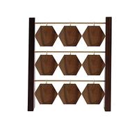 GJHGNFRDK Organizer per ciondoli, Espositore for Orecchini in Legno con 18/40 Fori, Rovere e Piccolo(S)