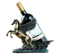 GJHGNFRDK Portabottiglie in Resina, Portabottiglie da appoggio in Resina for riporre e Decorare la Cucina, 22,5x28x13 cm