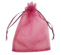 GJHGNFRDK Sacchetti a rete per frutta, Sacchetti Di Ioni for Frutta E Verdura Multicolor, Confezione Da 100 Formati Multipli(Burgundy,10 x 15 cm(100PCS))