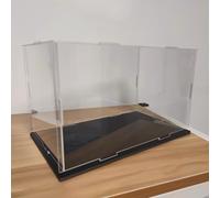 GJHGNFRDK scatola della collezione, Vetrina in acrilico Base bianca nera Dimensioni multiple(Black Base,50x40x40cm)