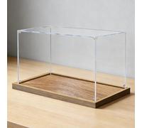 GJHGNFRDK scatola della collezione, Vetrina in acrilico, base in legno da 2 cm, dimensioni multiple(50x40x40cm(20x16x16in))
