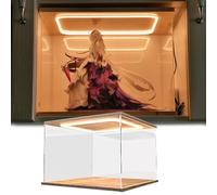 GJHGNFRDK scatola della collezione, Vetrina in acrilico for PC con luce a LED in diverse dimensioni(40x40x20cm(16x16x8 inch))