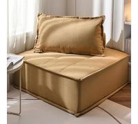 GJHGNFRDK sedia Beanbag, Divano da terra modulare imbottito senza braccioli multicolore in diverse dimensioni(Coffee,Large)