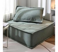 GJHGNFRDK sedia Beanbag, Divano da terra modulare imbottito senza braccioli multicolore in diverse dimensioni(Green,Medium)