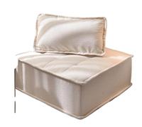 GJHGNFRDK sedia Beanbag, Divano da terra modulare imbottito senza braccioli multicolore in diverse dimensioni(White,L)
