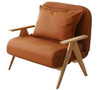 GJHGNFRDK sedia Beanbag, Divano letto trasformabile 3 in 1 con schienale regolabile multicolore(Orange)