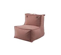 GJHGNFRDK sedia Beanbag, Poltrona a sacco Divano da terra pigro Cotone Lino Multicolor 56x62x52cm(Red)