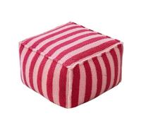 GJHGNFRDK sedia Beanbag, Poltrona a sacco quadrata in tessuto di velluto con imbottitura in EPP multicolore(Pink White)