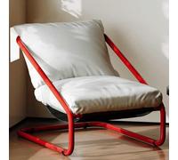 GJHGNFRDK sedia Beanbag, Sedia imbottita con struttura in metallo multicolore 66x75x70 cm(White a)