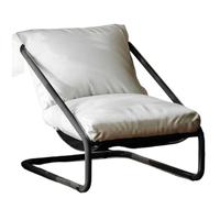 GJHGNFRDK sedia Beanbag, Sedia imbottita con struttura in metallo multicolore 66x75x70 cm(White B)