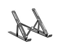 GJHGNFRDK Supporto portatile per laptop, Supporto for laptop pieghevole in alluminio for dispositivi da 11-15,6 pollici multicolore(Gray)