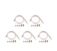 GJHGNFRDK Termocoppia Universale a Gas, Sostituzione Universale della termocoppia con valvola di gasaggio for fornello a Camino 1-5 Pezzi 60-120 cm(5 PCS 60cm)