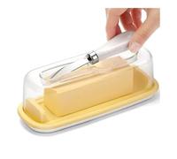 GJHGNFRDK vaschetta per il burro, Burriera in ceramica con coperchio e coltello for conservare burro, formaggio, marmellata, cioccolato, 2 pz