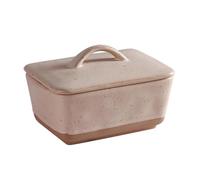 GJHGNFRDK vaschetta per il burro, Portaburro in Ceramica Con Coperchio Multicolor(Brown)