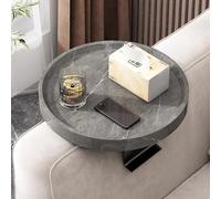 GJHGNFRDK Vassoio Pieghevole per Divano, Vassoio Clip for bracciolo Divano Pieghevole in Legno Multicolor 30x10 cm(Grey)