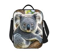 GJHKSSVB Borsa termica per il pranzo, per donne e uomini, grande, riutilizzabile, a prova di perdite, con tracolla regolabile, bel koala, per lavoro, viaggi, picnic