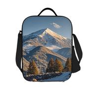 GJHKSSVB Borsa termica per il pranzo, per donne e uomini, grande, riutilizzabile, a prova di perdite, con tracolla regolabile, Pikes Peak Colorado, per lavoro, viaggi, picnic
