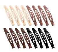 Gjinxi 16 clip a scatto in metallo da donna in metallo, antiscivolo, piccole mollette per capelli sottili e sottili, pratiche mollette per capelli affidabili ed eleganti accessori per capelli piatti