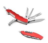 GJKLO 9 x 2.4 x 1.4 cm Coltellino Tascabile, Coltello Multiuso Lama, piccola, coltellino multifunzione Per unghieper il campeggio e la caccia,11 Funzioni（B）