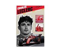 GJLXVN Charles Leclerc - Dipinti murali impermeabili e antimacchia ad alta definizione, dipinti a spruzzo, dipinti decorativi, per studio e caffetterie, resistenti allo sbiadimento, senza cornice, 50