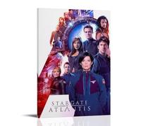 GJLXVN Stargate Atlantis - Dipinto da parete impermeabile e antimacchia, ad alta definizione, dipinto a spruzzo, decorazione per studio e caffetteria, resistente allo sbiadimento, cornice stile 60 x