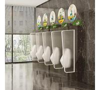 GJMSSMY Divisorio per orinatoio, Accessori per orinatoio per WC Maschile per separare Lo Spazio, Schermo per orinatoio in Vetro temperato per bagni/Centri Commerciali, Massima Protezione d