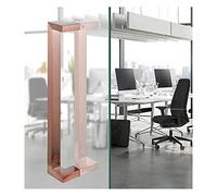 GJMSSMY Maniglia per Porta in Acciaio Inox, Maniglia per Porta Push-Pull, 60 cm/80 cm/120 cm/150 cm, Maniglia per Porta Scorrevole in Vetro/Porta del fienile/Porta Interna ed Esterna/Rosa